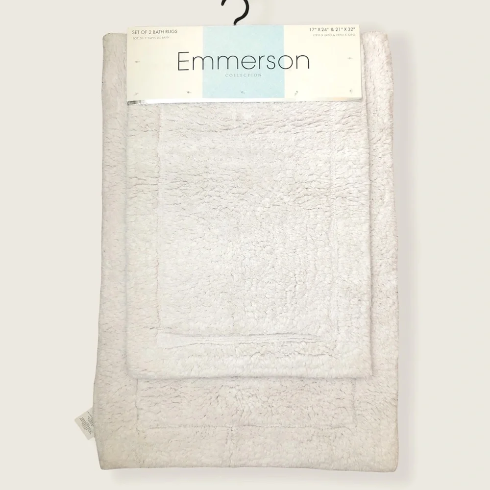 SET OF 2 BATH RUGS / EMMERSON COLLECTION